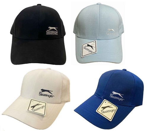 100% Cotton SLAZENGER Golf Tennis Baseball Men Women Cap Hat w/ metal closure - Picture 1 of 15