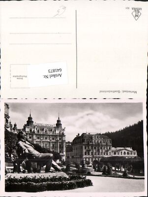641873,Marienbad Marianske Lazne Eger Cheb Hotel Stern Goethe Denkmal