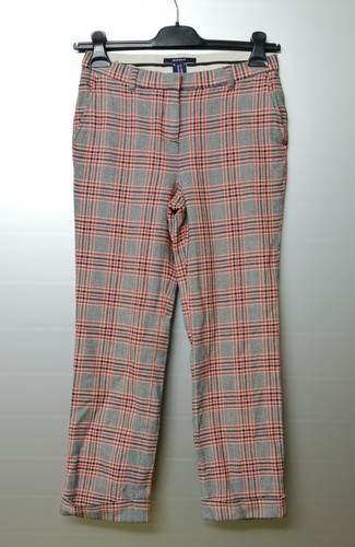 Gant | pantaloni donna a quadretti Tg. 38 | woman's wool \u0026 cotton pants |  eBay