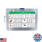 Nodehawk 1800 Pcs Electronic Component Kit - 7 Types Led Diodes, Resistors, C