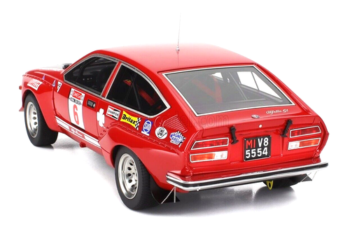 ALFA ROMEO GTV Alfetta GT GR.2 Rally Elba Winner 1975 #6 Ballestrieri LS 1:18 - Foto 4 di 4