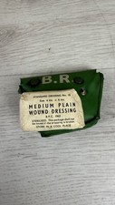 VINTAGE BRITISH RAILWAYS FIRST AID DRESSING POUCH/KIT WITH CONTENTS.