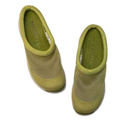 Merrell Primo Vent Spring Green Mesh Air Cushion Slip On Clogs Size 9.5 A16 - Picture 5 of 11