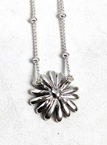 Original Pandora Halskette mit Anhänger, Gänseblümchen Blume, #398964C01-45 - Bild 3 von 5