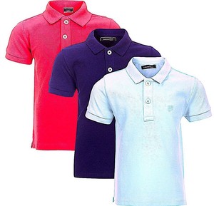 Baby-Polo-T-Shirts-Pique-Cotton-Casual-Short-Sleeves-T-Shirt-Top-3-mths-to-3yrs