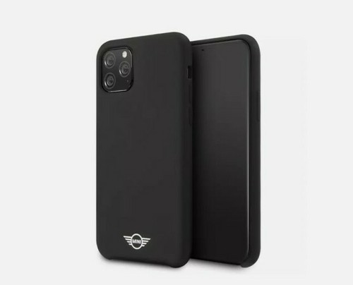 Offiziell lizenzierte Mini Flüssig Silikon Hülle für Apple iPhone 11 Pro - Schwarz - Bild 2 von 6