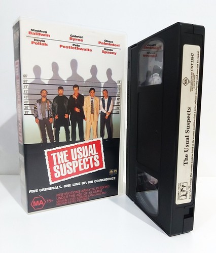 THE USUAL SUSPECTS VHS MOVIE PAL MA 15+ LIKE NEW 1995 - Picture 3 of 4