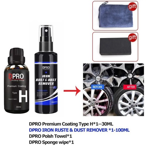 9H Crystal Liquid Wax Hydrophobic Nano Ceramic Coating Car Paint Rim Care Polish - Bild 13 von 13