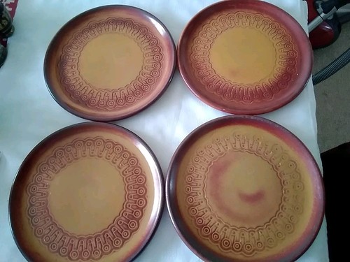 4 x T G Green - Glenys Barton - "Oriel" Dinner Plates - Approx 10.5 Inches - Picture 24 of 24
