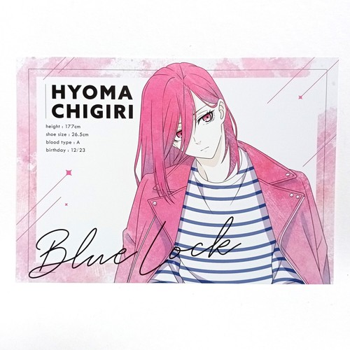 Blue Lock Large A5 Illustration Card Postcard ISAGI NAGI HYOMA MEGURU RIN - Picture 11 of 14