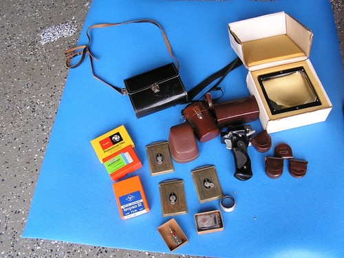 RARITÄT GROßES KONVOLUT VON VERSCHIEDENEN ROLLEIFLEX ETC TEILEN
