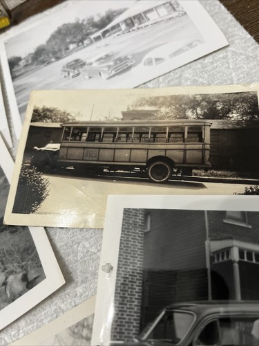 Vintage Cars in 1950s 9 Black & White Photos Sexy Cars - Bild 7 von 10