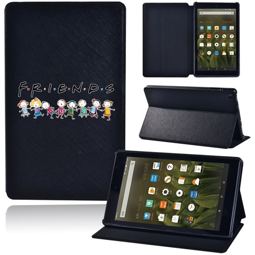 PU Leather tablet Stand Cover Case For Amazon Fire 7/HD 8 10/HD 8/10 plus +Pen - Picture 31 of 41
