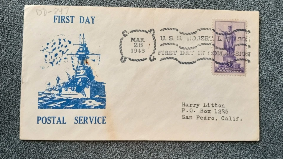 2 US FDC 1946 First Day Cover aas 19 and First Day Cover aas 02017 - Image 2 of 4