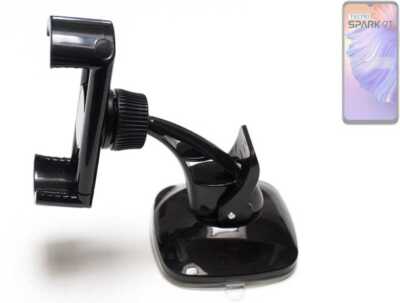 Halterung Scheibe + Armaturenbrett für Tecno Spark 9T Smartphone Halter kompakt