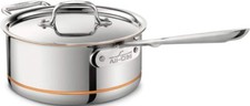 All-Clad 3-QT Copper Core 5-Ply Bonded Sauce ...