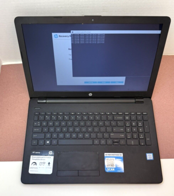HP Notebook 15-bs113dx RTL8723DE IntelCore i3 2.2 GHz AS IS NOT