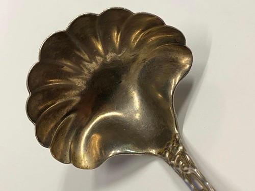 Antique - Tiffany & Co WAVE EDGE Sea Shell Sterling Silver Ladle - Scalloped - Picture 6 of 6