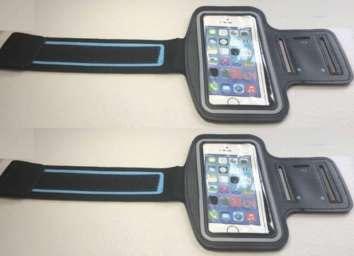 2-for-1 Mobile Cel Phone Armband - Runners Cyclist - iPhone 4 4s 5 5s Samsung s4 - Picture 1 of 1