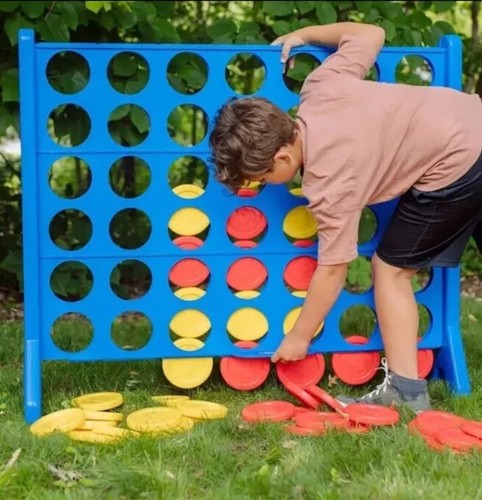 Connect 4 Giant Edition All weather and Durable Material Party Game NEW OPEN BOX - Picture 4 of 6