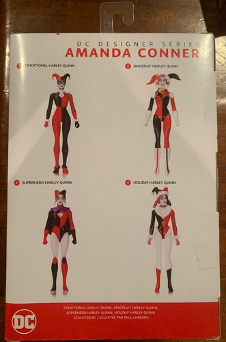 DC Comics Designer Series Superhero Harley Quinn Action Figure Amanda Conner - Picture 2 of 2
