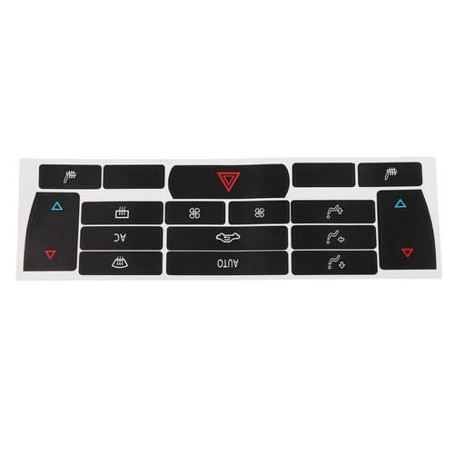 Button Repair Sticker Decals for SAAB 93 2003 2007 Air Conditioning Controls - Picture 3 of 12