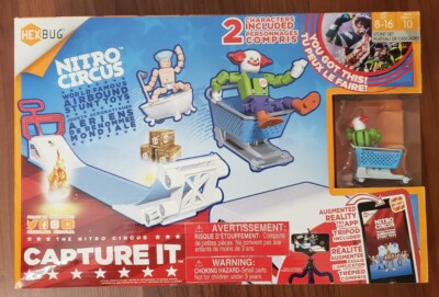 Hexbug Nano Nitro Circus Capture It! Clown Cart Innovation First Labs