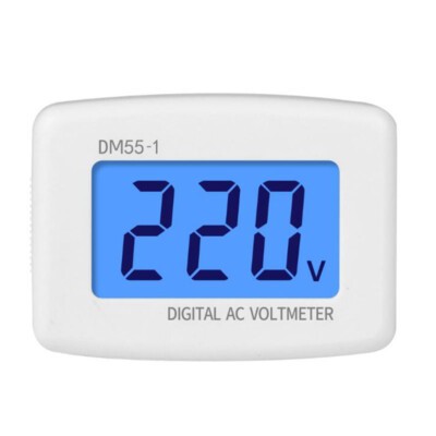 Mini DM55-1 AC 80-300V LCD Digital Voltmeter Mini DM55-1 AC 80-300V LCD Digital Voltmeter