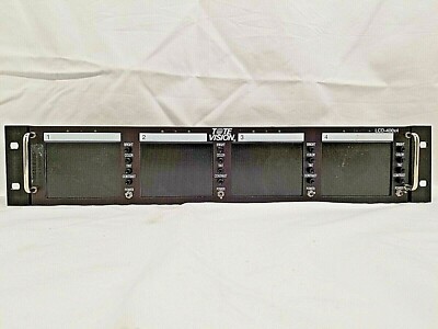 Totevision LCD - 400 x 4 Rack Mount [4] LCD Screens Video Production A/V Equip