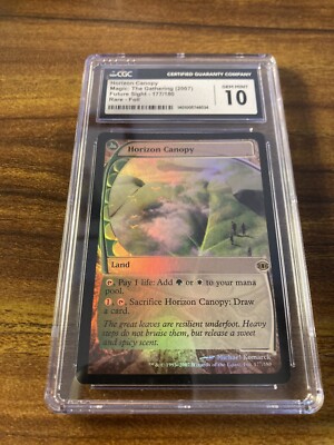 MTG✨HORIZON CANOPY FOIL✨Future Sight CGC 10 GEM MINT RARE Land