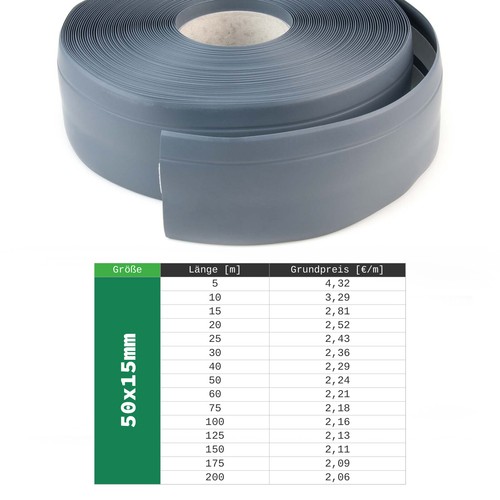 Weichsockelleiste 18mm - 50mm Sockelleisten Weichsockelleisten Bodenleisten PVC - Bild 14 von 27