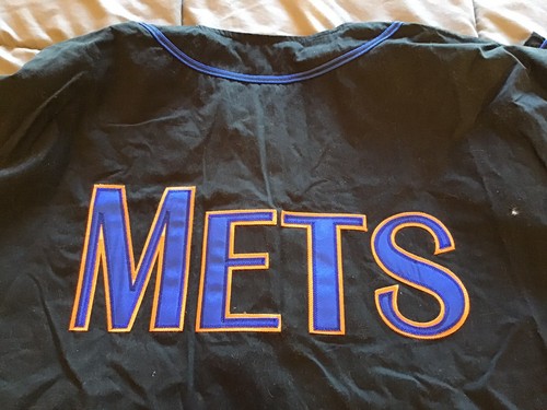 NEW YORK METS Baseball Cage Jacket~Batting Practice Top~Full Zip~Men’s XL - Picture 10 of 12