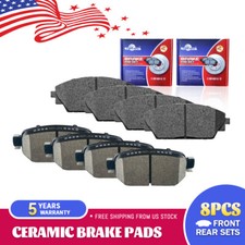 Front & Rear Ceramic Disc Brake Pads For 2019 - 2022 Mazda CX-3 2018 Mazda 3