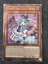 Yugioh Live Twin Lil-la Sweet ALIN-EN028 Quarter Century Secret Rare 1st Ed NM