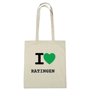 Ratingen Jute naturale Love Ambiente Borsa Eco I Colore qpOtWg