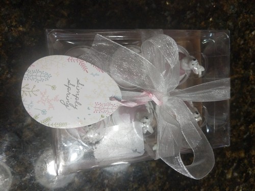 Kerze Ostern Geschenkset Hase 6 Hase Teelichter Kerzen Band NOS Hase Deko - Bild 4 von 12