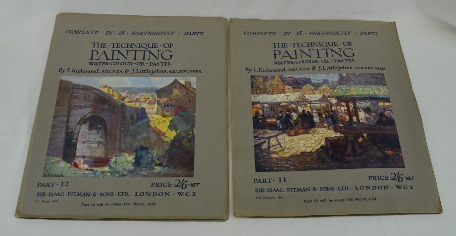 Complete Vintage Set 18 x Technique of Painting Magazines, Pitman 1930-1931 - Picture 13 of 17