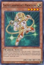 3 x Satellarknight Procyon - NECH-EN028 - Common - Unlimited Edition Near Mint, 