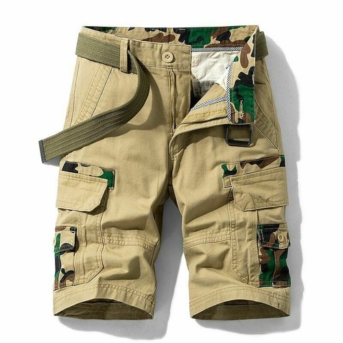 Men Jogger Military Cargo Shorts Tactical Men Casual Loose Shorts 4 Color Summer - Picture 5 of 24