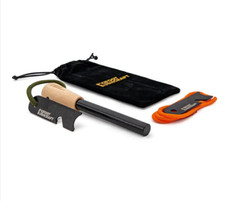 Bigfoot Bushcraft Extra Thick Ferro Rod W/2 Steel Striker Multitools