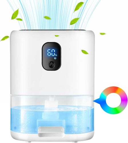 1000ML Electric Dehumidifier Portable for Home Condensation Moisture Damp Quiet - Picture 3 of 39
