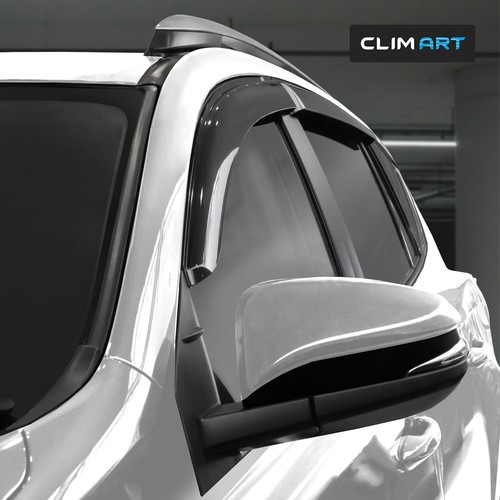 Rain Guards Vent Visors Shade for 2013-2018 Toyota RAV4 SHATTERPROOF - Picture 3 of 10