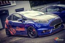 FIESTA ST MK7.5 ST180 SPLITTER KIT (GLOSS BLACK) ABS PLASTIC