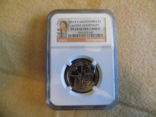 2014-S Sacagawea Native Hospitality Dollar NGC PF 69 ULTRA CAMEO Early Releases