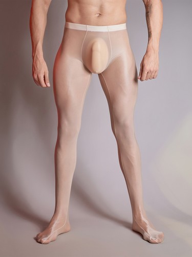 Hombres Medias Bolsa Abultada Pantimedias Cómodas Pantalones Ropa Interior Ligera Sexy - Imagen 14 de 52