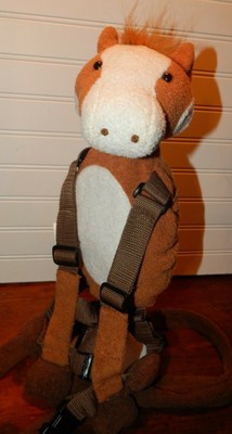 plush horse backpack