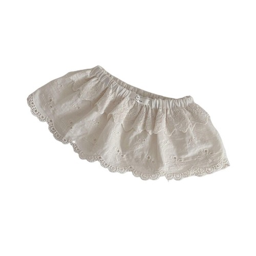 Embroidered Skirt Newborn Tulle Skirt for Girls Cotton Costume Kids Tulle Skirt - Picture 6 of 14