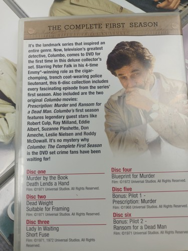Columbo DVD Bundle Seasons 1-7 + 9-10 Missing Season 8 Crime Mystery M Region 4 - Picture 3 of 12