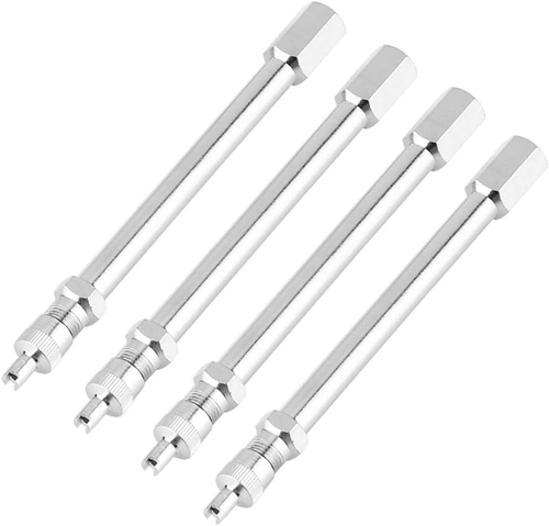 For Valve Stem Extensions 4 Pack Tyre Valve Extender, 100Mm Car Truck Wheel Valv - Picture 9 of 9