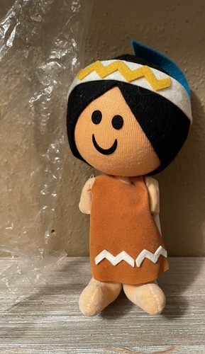 Vintage Minnegasco Indian Maiden Advertising Plush Doll Animal Fair Japan - Picture 2 of 5